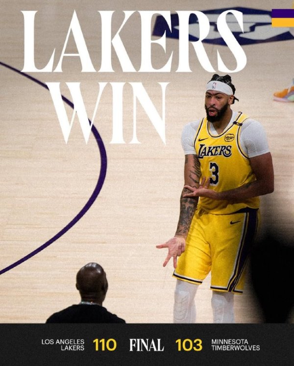 韦德体育 浓眉36+16詹姆斯16分 湖东说念主力克丛林狼获开门红